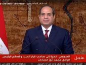 السيسى: الأمة المصرية قادرة على الانتفاض من أجل حقوقها