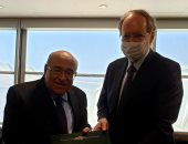 سفير الاتحاد الأوروبى يلتقى مدير مكتبة الإسكندرية لمناقشة المشهد الثقافى