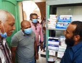 نائب محافظ أسوان يتفقد القافلة الطبية وإعادة تأهيل مركز شباب أبو الريش