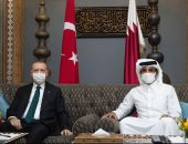 تحالف الشر يجتمع فى قطر مجددا.. الرئيس التركى يلتقى أمير الإرهاب فى الدوحة.. تقارير: زيارة هدفها التنسيق لنقل الإرهابيين من سوريا إلى ليبيا وزعزعة استقرار شرق المتوسط.. وتزكية نيران الحرب بين أرمينيا وأذربيجان