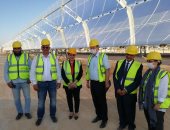 سفير الاتحاد الأوروبى يزور محطة مركزات الطاقة الشمسية بأكاديمية البحث العلمى ببرج العرب