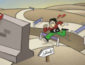 تركيا تضع العراقيل أمام الاستقرار الليبى فى كاريكاتير إماراتى