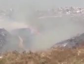 اندلاع حريق كبير قرب الحدود اللبنانية الجنوبية مع إسرائيل.. فيديو