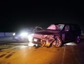 حادث تصادم بين عدد من السيارات على طريق الإسكندرية الصحراوى ووقوع إصابات .. صور