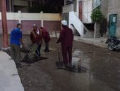 أعمال تطوير ورفع كفاءة الإنارة وحملات نظافة ليلية بمصيف بلطيم فى كفر الشيخ .. صور