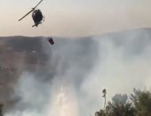 الجيش اللبنانى يعلن مشاركته فى إخماد الحرائق المشتعلة بالبلاد .. فيديو