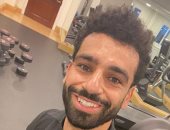 محمد صلاح يحافظ على نفسه فى الراحة.. صورة