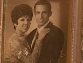 "حب استمر 46 سنة".. صورة نادرة للراحلة رجاء الجداوى مع زوجها حسن مختار
