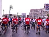 انطلاق ماراثون الدراجات بمناسبة احتفالات نصر أكتوبر بأسيوط.. فيديو وصور