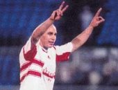 قصة هدف.. حسام حسن يسجل أول أهدافه مع الزمالك أمام المقاولون العرب 