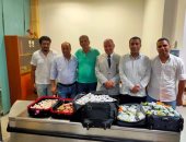 جمارك مطار برج العرب تحبط محاولة تهريب كمية من الأدوية البشرية ومستحضرات التجميل