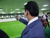 وزير الرياضة يفتتح ميدان الرماية الجديد بالمركز الأوليمبي بالمعادى