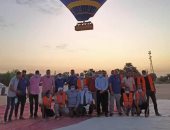 عودة رحلات البالون الطائر للتحليق بسماء الأقصر بعد توقف 7 أشهر بسبب كورونا