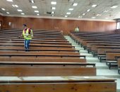 خطط احترازية ومعسكرات للخدمة العامة استعدادا للعام الدراسى بجامعة المنيا