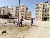 تنفيذ حملة مكافحة القوارض والذباب بأحياء مدينة العريش.. صور