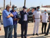 محافظ جنوب سيناء يتفقد أعمال التجميل والزراعات بمحيط جامعة الملك سلمان