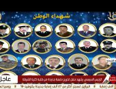 خريجو كلية الشرطة يؤدون التحية لشهداء الوطن بحضور الرئيس السيسى