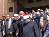 "فى بيوت أذن الله أن ترفع".. الدولة تواصل افتتاح المساجد.. وزير الأوقاف يفتتح مسجد المصطفى بمناسبة العيد القومى لمحافظة السويس.. وافتتاح 44 مسجداً فى 11 محافظة أخرى .."مختار جمعة" يؤكد: 2020 عام عمارة المساجد