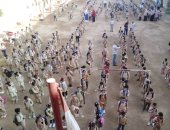 قياس الحرارة ومطهرات.. مدارس بنى سويف تستقبل التلاميذ بأول أيام الدراسة (صور)