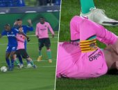 غضب كتالونى على مواقع التواصل الاجتماعى بعد "كوع" ميسي أمام خيتافي