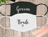 لو هتتجوزى فى الكورونا .. تصميمات كمامات أنيقة ومميزة للعروسين والضيوف