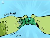 كاريكاتير صحيفة كويتية يسلط الضوء على الموجة الثانية لكورونا