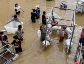 الفيضانات تغرق شوارع كمبوديا وتشرد الآلاف .. فيديو وصور