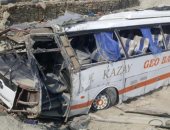 ارتفاع حصيلة ضحايا حادث تحطم حافلة بشمال باكستان إلى 16 قتيلا