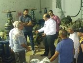 جولة مفاجئة لرئيس "مياه القناة" على عدد من المحطات بالإسماعيلية .. صور