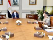  الرئيس يتابع الموقف التنفيذي للأعمال الإنشائية والهندسية في العاصمة الإدارية.. فيديو