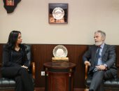 رئيسة القومى للمرأة تستعرض مع سفير البرازيل جهود المجلس للنهوض بأوضاع المرأة المصرية 