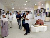 جامعة حلوان تنظم معرض الفنون التشكيلية الـ45.. صور