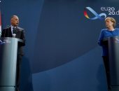 رئيس الوزراء العراقى يبحث مع ميركل مكافحة الإرهاب لمناهضة داعش