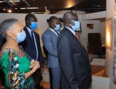 صور.. وزير التعليم العالى بجنوب السودان يزور مكتبة الإسكندرية