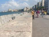 تحسن حالة الطقس وأجواء مشمسة بالإسكندرية .. صور