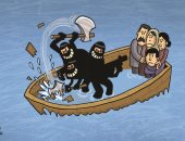 كاريكاتير صحيفة إماراتية .. المليشيات تغُرق الأوطان وتشيع الدمار 