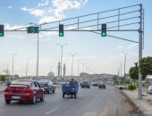 إشارة مرورية جديدة بالطريق الزراعي بالإسكندرية لعبور المشاة.. صور