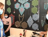 وزيرة التخطيط تزور المعرض الدائم لمنتجات الحرف التراثية بسوهاج 