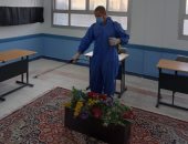 تطهير وتعقيم اللجان والمقار الانتخابية استعدادا لانتخابات مجلس النواب بالبحيرة