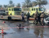 وفاة 2 وإصابة 5 آخرين فى حادث انقلاب صهريج مياه فى جدة السعودية .. فيديو
