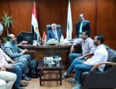 رئيس جامعة الأقصر يستقبل وفد وزارة التخطيط والتنمية الاقتصادية.. صور