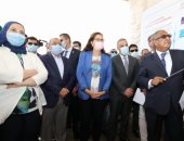وزيرة التخطيط تفتتح وحدة المعالجة الثلاثية للصرف الصحي بمحافظة سوهاج 