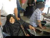 تنسيقية الأحزاب ترصد حرص مسن كفيف وسيدة 90 عاما على المشاركة فى الانتخابات 