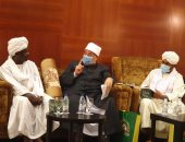 وزير الأوقاف يلتقى رئيس مجمع الفقه الإسلامى ومدير مركز التحصين الفكرى بالسودان