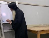 أسقف مطرانية نجع حمادى يدلى بصوته بانتخابات النواب.. ويؤكد: المشاركة واجب وطنى