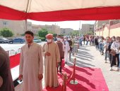 إقبال كبير وطوابير أمام لجان التصويت بانتخابات البرلمان في الشيخ زايد بالجيزة