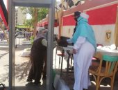 بوابات إلكترونية وشرطة نسائية لتأمين انتخابات مجلس النواب بالوادى الجديد.. صور