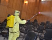 تعقيم لجنة فرز أصوات انتخابات مجلس النواب فى الوحدة المحلية بأسنا .. صور