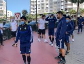 جولة حرة للاعبى بيراميدز فى الرباط قبل نهائى الكونفدرالية.. صور