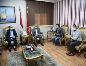 محافظ بورسعيد يلتقى رئيس حسابات المالية لمتابعة تطبيق منظومة إدارة المعلومات